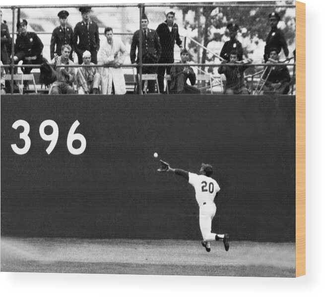 American League Baseball Wood Print featuring the photograph N.y. Mets Vs. Baltimore Orioles. 1969 by New York Daily News Archive
