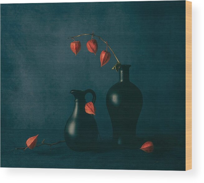  Wood Print featuring the photograph Red Lanterns by May G