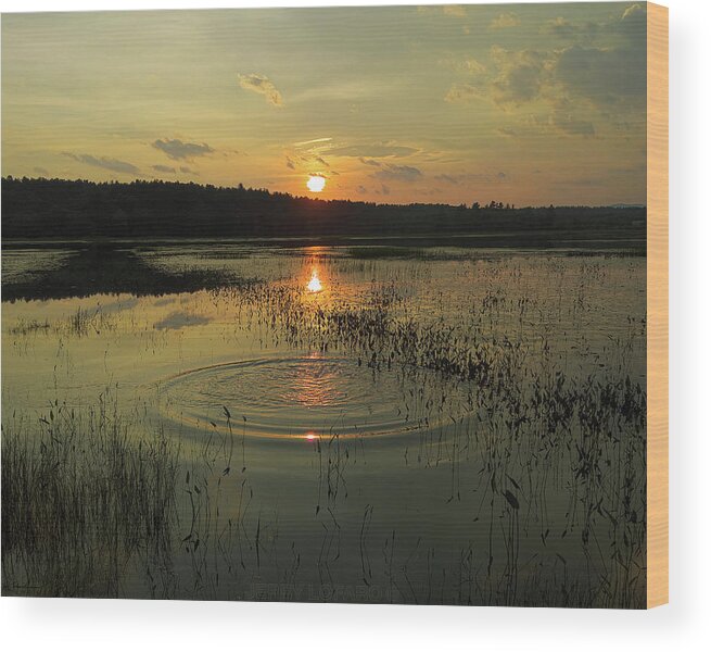 Ripples Wood Print featuring the photograph Ripples by Jerry LoFaro
