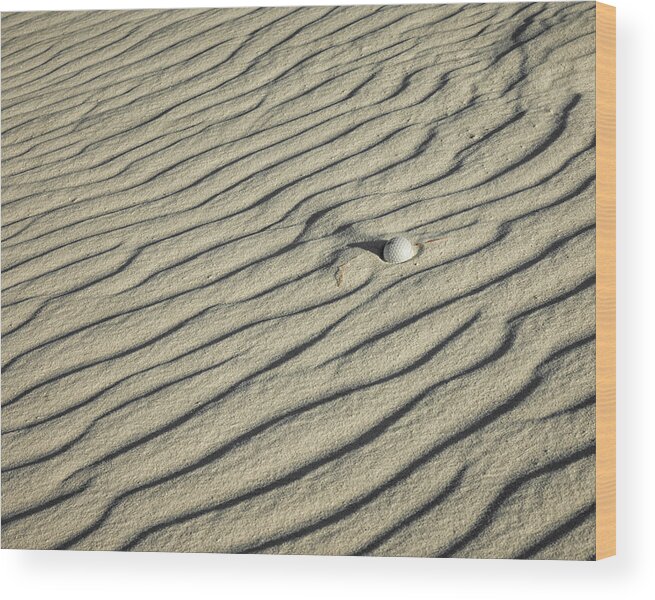 Golf Wood Print featuring the photograph Sand Trap by James Barber