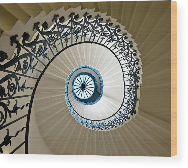 Art Wood Print featuring the photograph Staircase by Vulture Labs