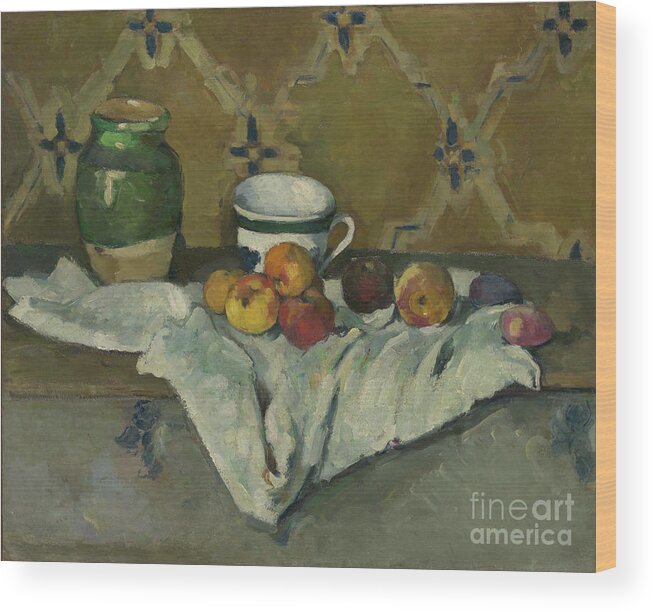 Oil Painting Wood Print featuring the drawing Still Life With Jar by Heritage Images