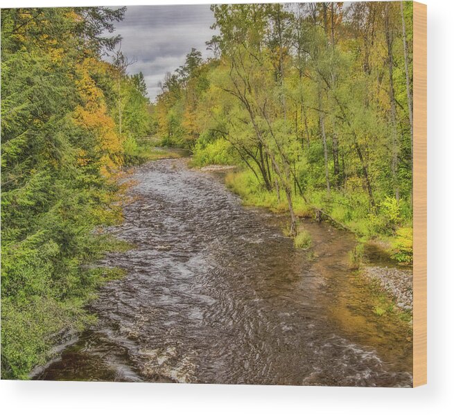 Autumn Wood Print featuring the photograph Thundering Brook by Cathy Kovarik