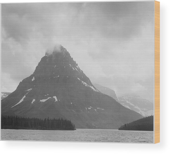 Scenics Wood Print featuring the photograph Two Medicine Lake, Glacier National Park by Buyenlarge