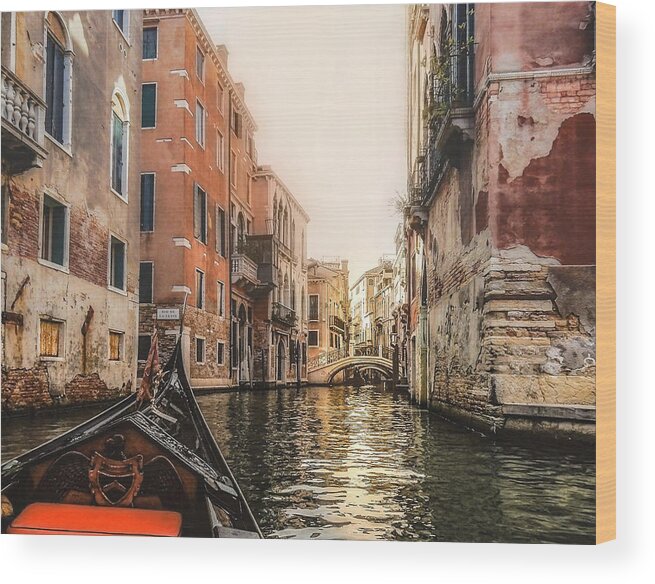 Canal Wood Print featuring the photograph Venice by Anamar Pictures