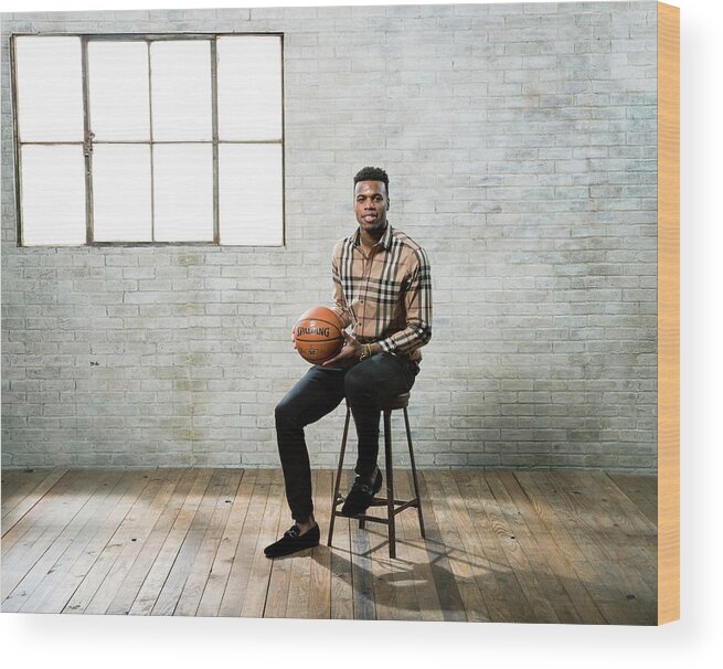 Buddy Hield Wood Print featuring the photograph Buddy Hield #1 by Nathaniel S. Butler