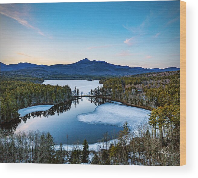 Landscape Wood Print featuring the photograph Chocorua #1 by John Gisis