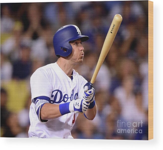 People Wood Print featuring the photograph Cody Bellinger #11 by Harry How
