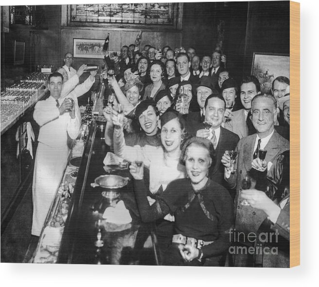 Prohibition Wood Print featuring the photograph Celebrate #4 by Jon Neidert