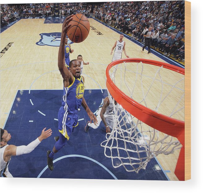 Nba Pro Basketball Wood Print featuring the photograph Kevin Durant by Joe Murphy