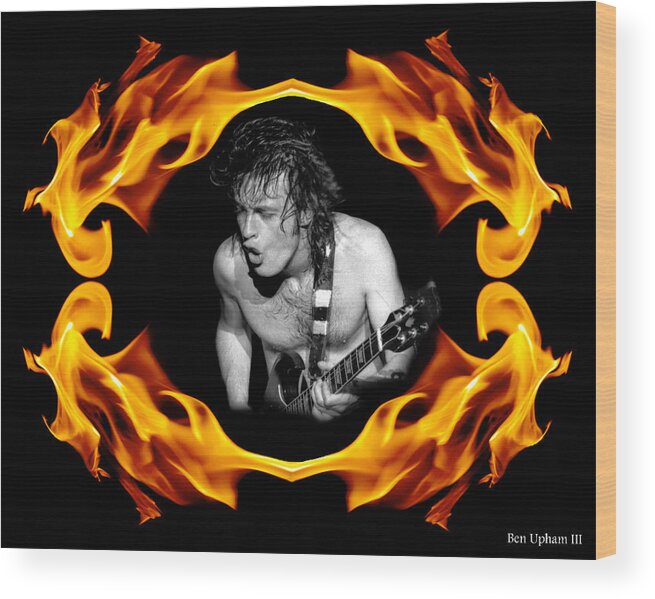 Ac/dc Wood Print featuring the photograph Ac-dc Vra#2 by Benjamin Upham III