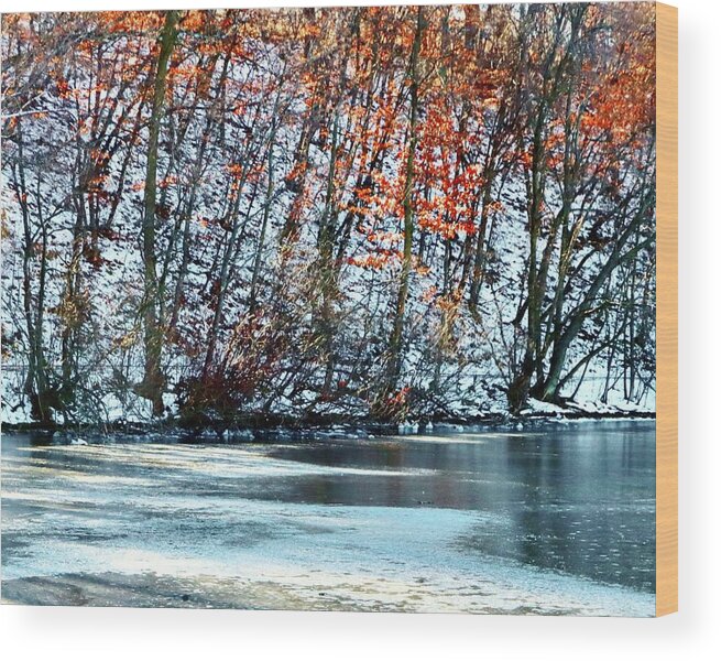 Autumn Wood Print featuring the photograph Autumn Dreaming by Sarah Lilja