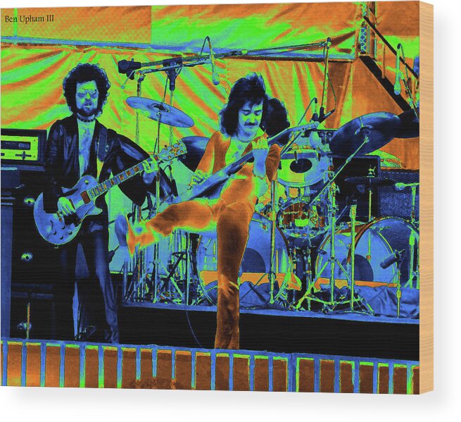 Blue Oyster Cult Wood Print featuring the photograph Boc Vra#5 by Benjamin Upham III