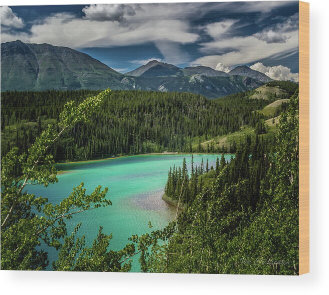 Emerald Lake Wood Print featuring the photograph Emerald Lake by William Christiansen