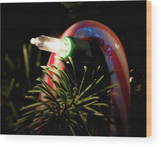 Christmas Wood Print featuring the photograph Holiday Light by Steven Nelson