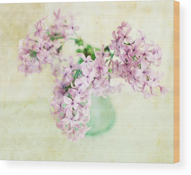 Lilac Flowers Wood Print featuring the photograph Intoxicating by Lupen Grainne