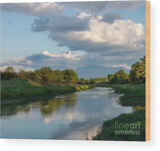 Landscapes Wood Print featuring the photograph Little Pigeon River, Smoky Mountains by Theresa D Williams