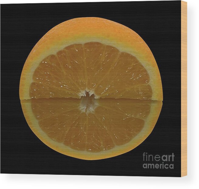 Macro Orange Wood Print featuring the photograph Macro Kitchen Photo 3 by Donna Mibus