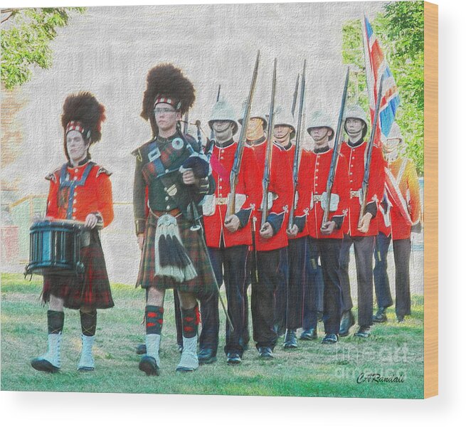 Guards Wood Print featuring the photograph Ceremonial Guards by Carol Randall