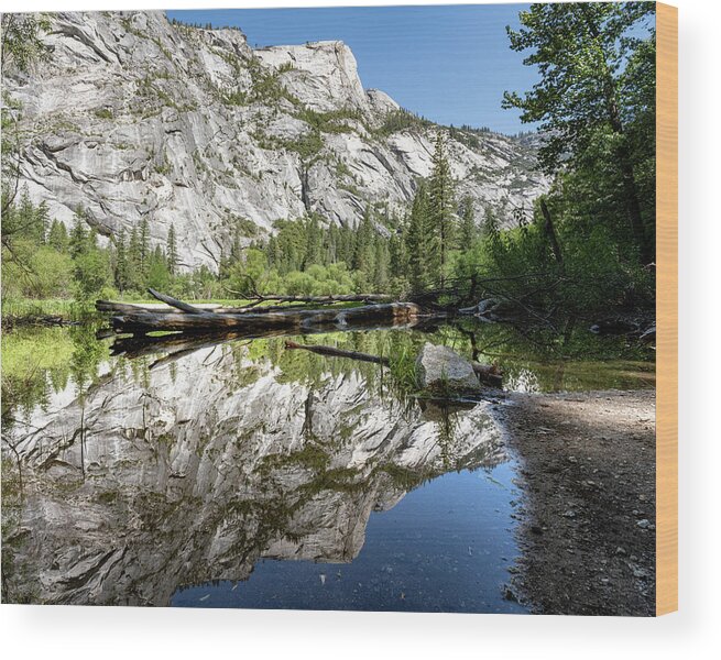 California Wood Print featuring the photograph Mirror Lake by Kevin Suttlehan