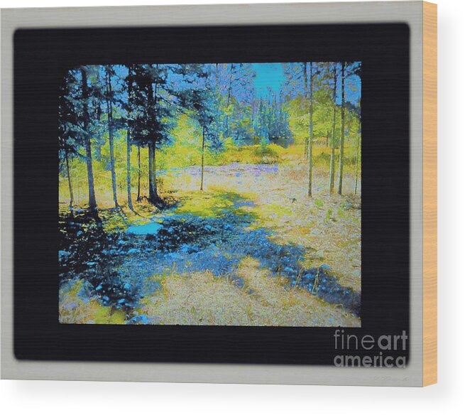  Wood Print featuring the photograph Mossy Ground by Shirley Moravec