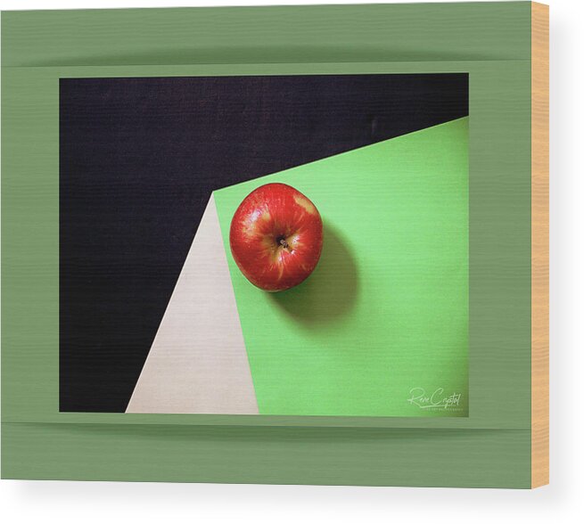 Apples Wood Print featuring the photograph Nearing The Edge by Rene Crystal