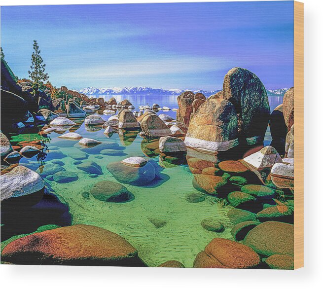 Usa Wood Print featuring the photograph Sand Harbor by Randy Bradley