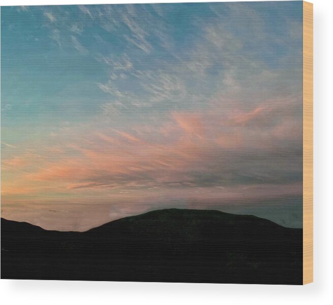 Dawn Wood Print featuring the photograph The Delicate Light of Dawn by Sarah Lilja