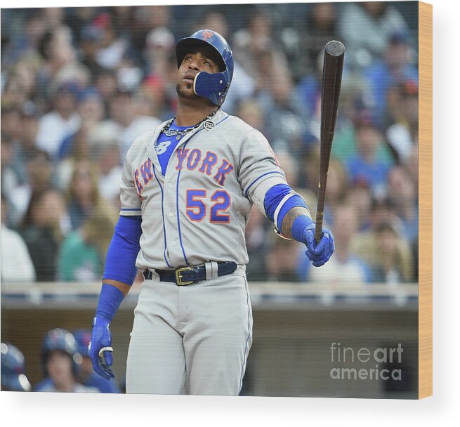 Yoenis Cespedes Wood Print featuring the photograph Yoenis Cespedes by Denis Poroy