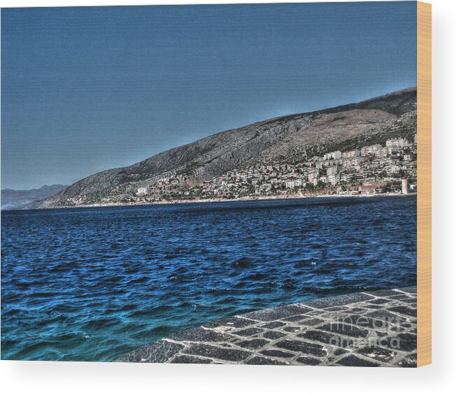 Adriatic Wood Print featuring the photograph Adriatic Sea #1 by Nina Ficur Feenan