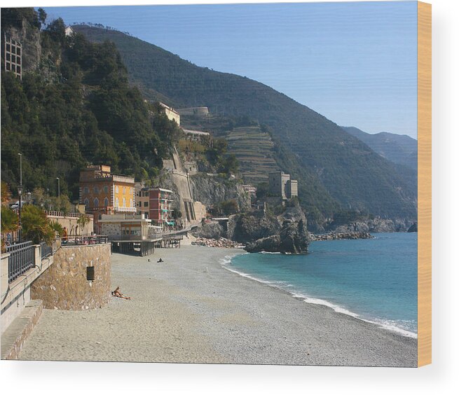 Karen Zuk Rosenblatt Wood Print featuring the photograph Cinque Terre 13 #2 by Karen Zuk Rosenblatt