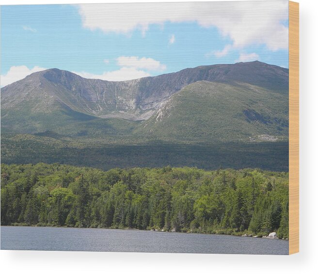 Mt. Katahdin Wood Print featuring the photograph Mt. Katahdin #1 by James Petersen