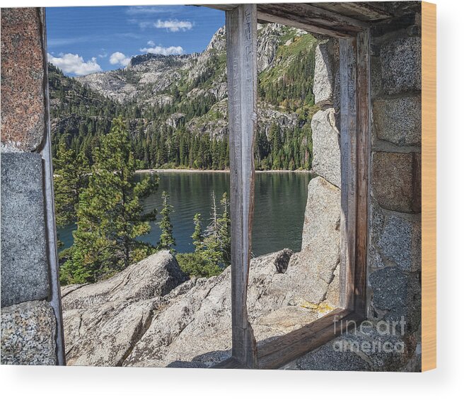 Lake Wood Print featuring the photograph Room with a View #1 by Dianne Phelps