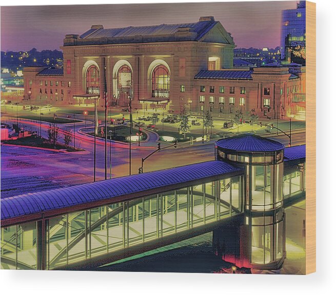 Union Station Wood Print featuring the photograph Union Station #1 by Don Wolf