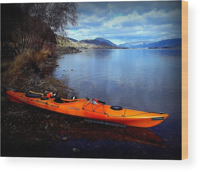 Kayaking Wood Print featuring the photograph Banburrygreen #2 by Guy Hoffman