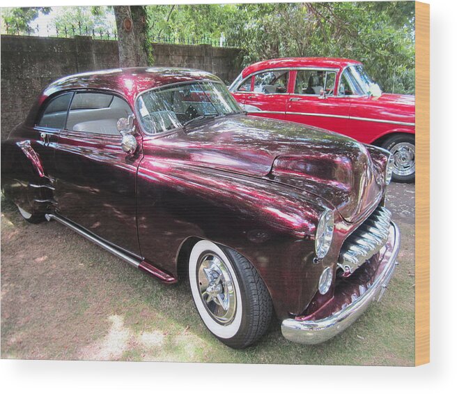 Classic Car Wood Print featuring the photograph Classic Car #5 by Max Lines