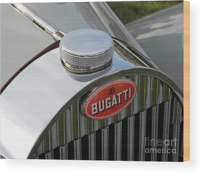 Bugatti Wood Print featuring the photograph Bugatti Type 57 by Neil Zimmerman