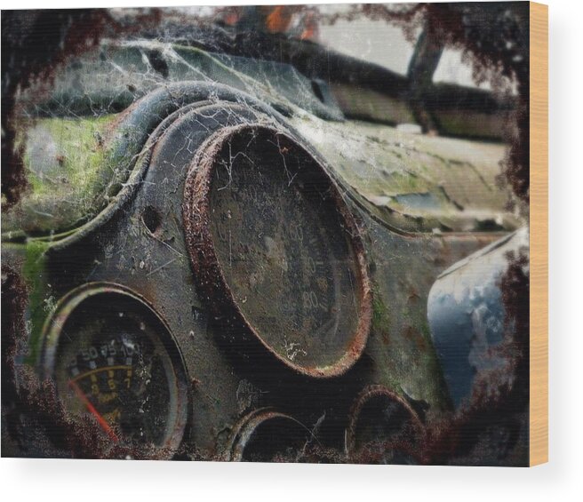 Wall Decor Wood Print featuring the photograph Abandoned by Micki Findlay