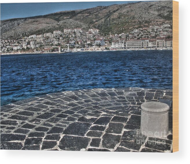 Adriatic Wood Print featuring the photograph Adriatic Sea by Nina Ficur Feenan