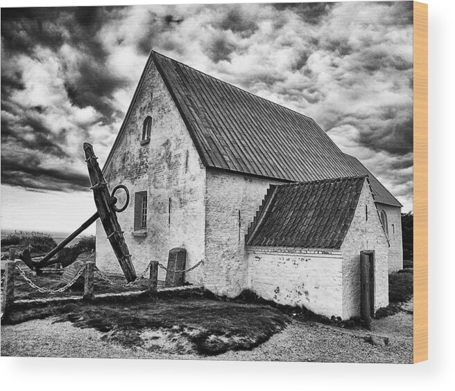 Church Wood Print featuring the photograph Old church by Mike Santis