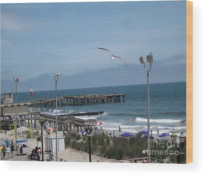 New Jersey Wood Print featuring the photograph Atlantic City 2009 by HEVi FineArt