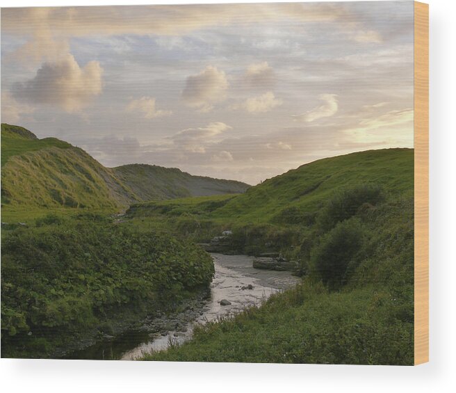 Travel Wood Print featuring the photograph Backroads Ireland by Mike McGlothlen