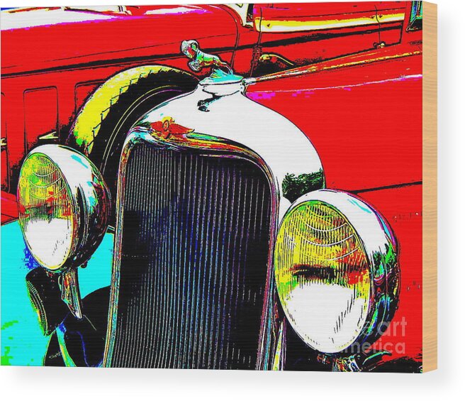 Bahre Car Show Wood Print featuring the photograph Bahre Car Show 197 by George Ramos