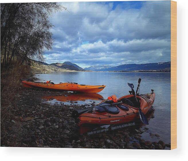 Kayaking Wood Print featuring the photograph Banburrygreen by Guy Hoffman