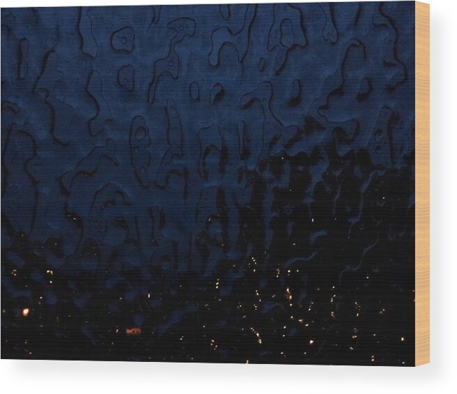 Just As There Are Connoisseurs Of Wine Wood Print featuring the photograph Blue Light by Chris Cloud