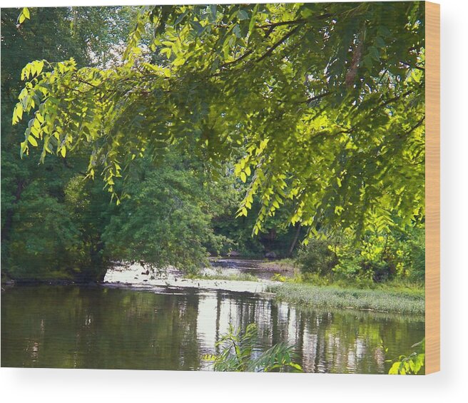 Cacapon River Wood Print featuring the photograph Cacapon River on 127 by Joyce Kimble Smith