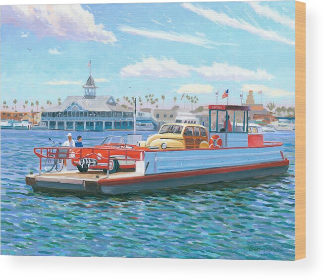 Balboa Wood Print featuring the painting Classic California by Steve Simon
