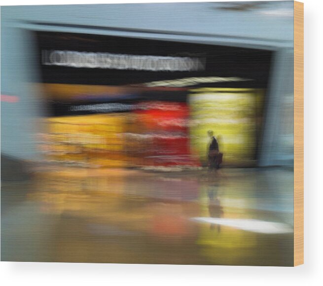 Impressionist Wood Print featuring the photograph Closing In by Alex Lapidus