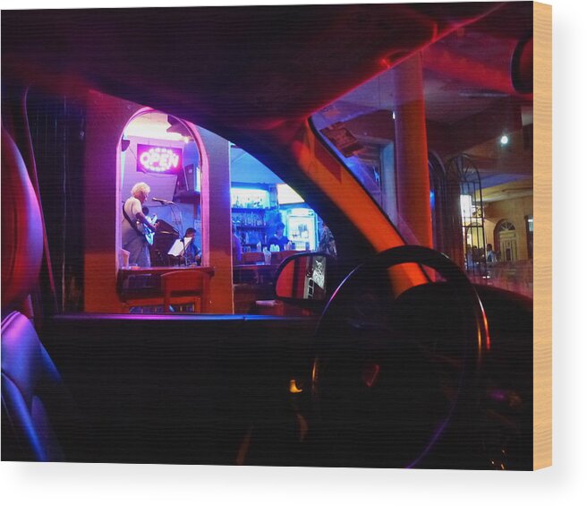 Don Scott Wood Print featuring the photograph Playing the Bar by Rosanne Licciardi