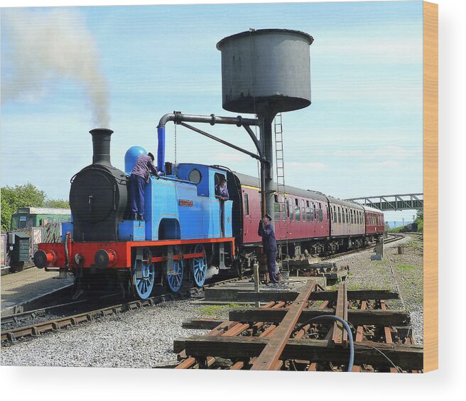 Coventry Wood Print featuring the photograph Coventry No.1 at Bucks Railway by Gordon James
